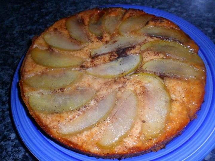 My cooking..Apple, honey and cinnamon upside down cake