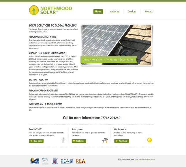 Northwood Solar GUI