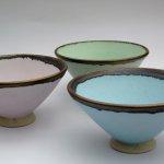 Pastel Conical Bowls