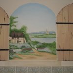 Trompe l'oeil Cottage Window