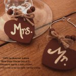 Handmade Valentines Wine Glass Charms