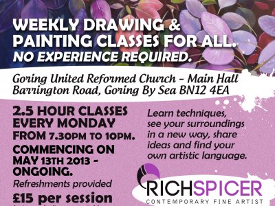 New art classes starting in May. Let me be your guide...