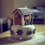 Christmas Cottage Cake